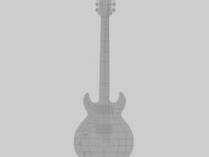 schecter guitar - zacky vengeance 6661 black burst 3D मॉडल