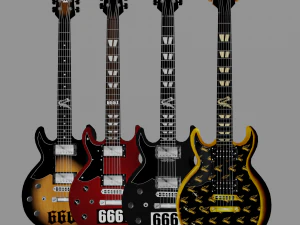 Chitarra Schecter - Zacky Vengeance - Tutti i modelli Modello 3D