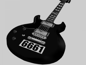 schecter guitar - zacky vengeance - all models 3D-Modell
