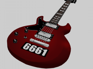 schecter guitar - zacky vengeance - all models 3D-Modell