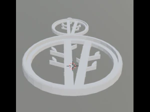 3d print glass coaster bamboo and pendant 3D Print Model