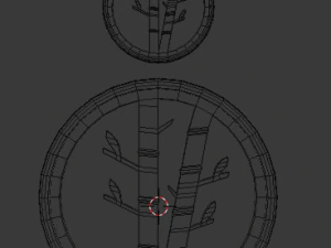 3d print glass coaster bamboo and pendant 3D Print Model