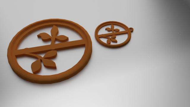 3d print glass coaster leaf and pendant Modelo de impresión 3D .c4d .max .obj .3ds .fbx .stl .blend 