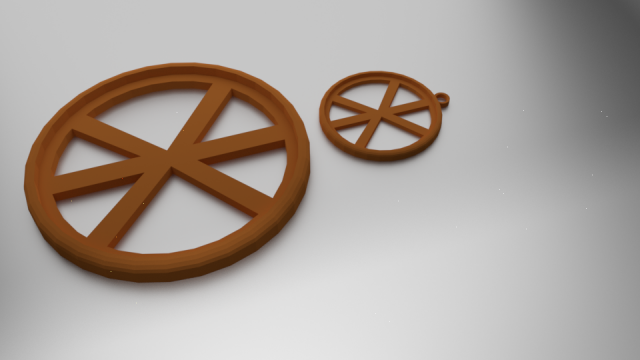 3d print glass coaster orthodox and pendant 3D Print Model .c4d .max .obj .3ds .fbx .stl .blend