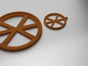 3d print glass coaster orthodox and pendant 3D प्रिंट मॉडल