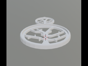 3d print glass coaster tree 1 and pendant Modello di stampa 3D