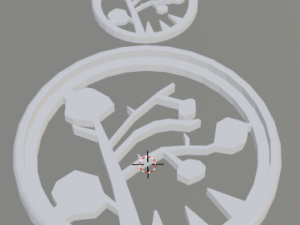 3d print glass coaster tree 2 and pendant 3D 프린트 모델