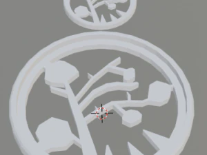 3d print glass coaster tree 2 and pendant 3D Print Model