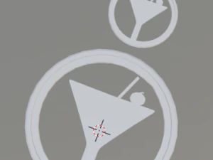 3d print glass coaster wine glass and pendant 3D Print Model