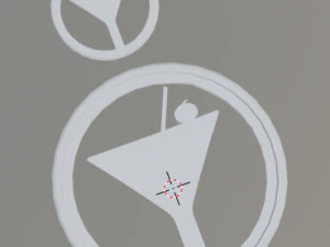3d print glass coaster wine glass and pendant 3D Print Model