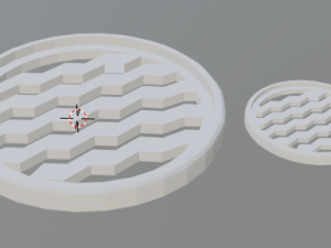3d print glass coaster pattern and pendant Modelo de Impressão 3D