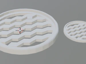 3d print glass coaster pattern and pendant 3D Print Model