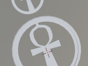 3d print glass coaster ankh and pendant 3Dプリントモデル