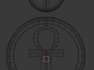 3d print glass coaster ankh and pendant 3D Print Model