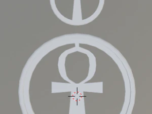 3d print glass coaster ankh and pendant 3D Print Model