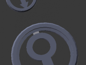 3d print glass coaster male and pendant 3Dプリントモデル