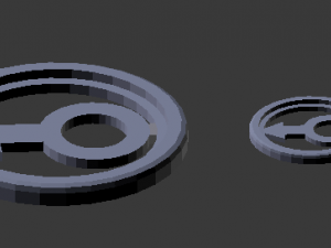 3d print glass coaster male and pendant 3Dプリントモデル