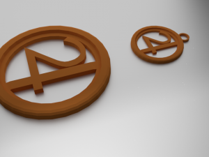 3d print glass coaster jupiter and pendant 3Dプリントモデル