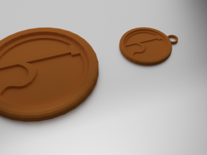 3d print glass coaster saturn and pendant 3D प्रिंट मॉडल
