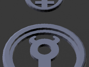3d print glass coaster mercury and pendant 3D-printmodel