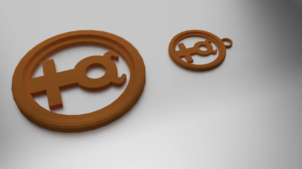 3d print glass coaster mercury and pendant 3D Print Model .c4d .max .obj .3ds .fbx .stl .blend 