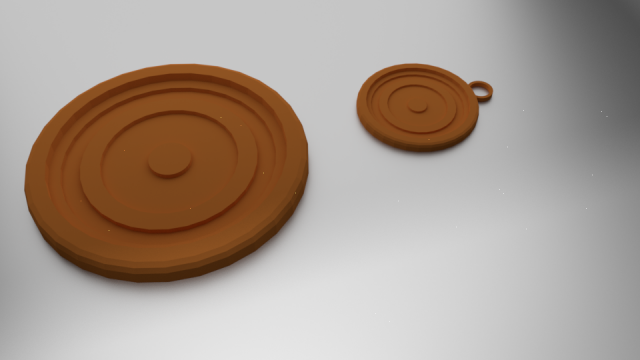 3d print glass coaster sun and pendant 3D Print Model .c4d .max .obj .3ds .fbx .stl .blend 
