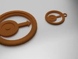 3d print glass coaster uranus and pendant 3D प्रिंट मॉडल