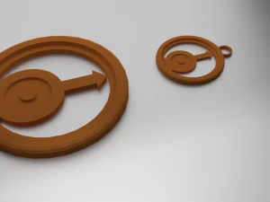 3d print glass coaster uranus and pendant 3D Print Model