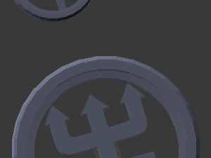 3d print glass coaster neptune and pendant 3D Print Model