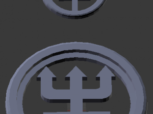 3d print glass coaster neptune and pendant 3D-printmodel