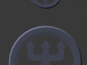 3d print glass coaster neptune and pendant 3D-printmodel