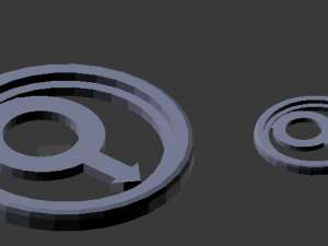 3d print glass coaster mars and pendant 3D 프린트 모델