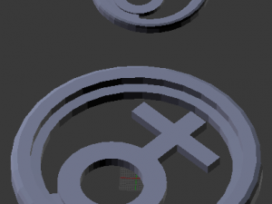 3d print glass coaster venus and pendant 3D 打印模型