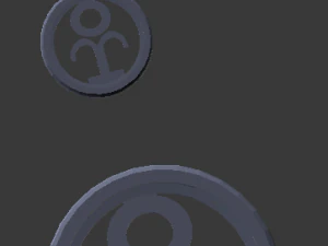 3d print glass coaster hydra and pendant 3D Print Model