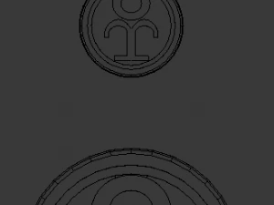 3d print glass coaster hydra and pendant 3D Print Model