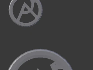 Porta-copos de vidro com impress&atilde;o 3D Ur&acirc;nia e pingente Modelo de Impressão 3D