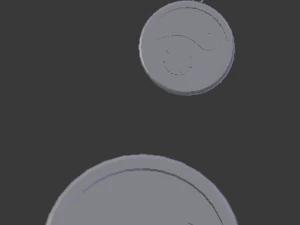 3d print glass coaster tethys and pendant 3D Print Model