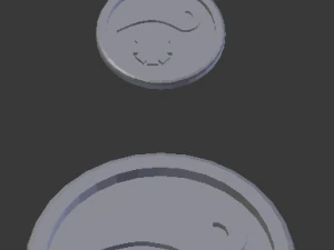3d print glass coaster tethys and pendant 3D Print Model