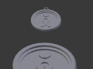 3d print glass coaster parthenope and pendant 3D Print Model