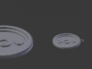 3d print glass coaster parthenope and pendant 3D Print Model