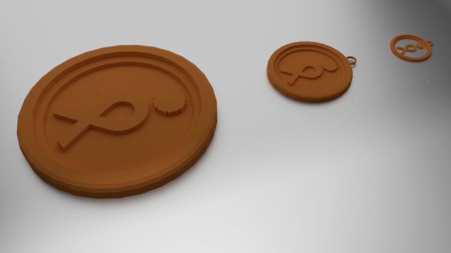 3d print glass coaster parthenope and pendant 3D Print Model .c4d .max .obj .3ds .fbx .stl .blend 