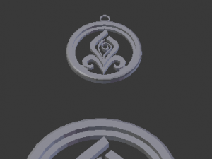 3d print glass coaster chloris and pendant 3D प्रिंट मॉडल