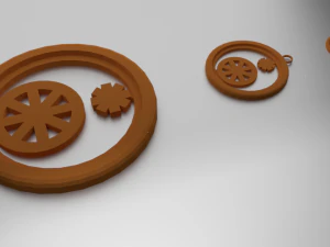 Tyche e pingente de porta-copos de vidro com impressão 3D Modelo de Impressão 3D