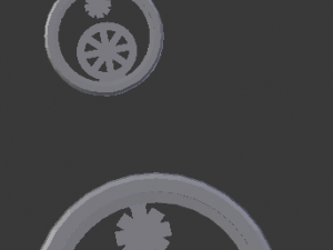 3d print glass coaster tyche and pendant 3D Принт Модель