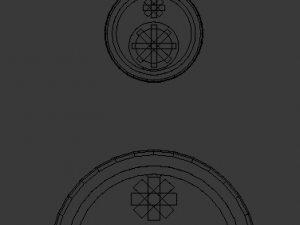 3d print glass coaster tyche and pendant 3D Принт Модель