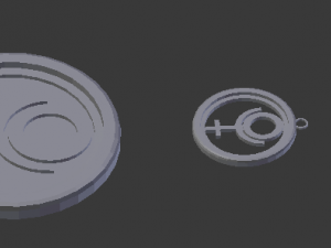 3d print glass coaster hades and pendant Modèles 3D en vedette