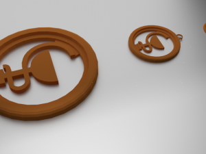 3d print glass coaster hygeia and pendant 3D प्रिंट मॉडल