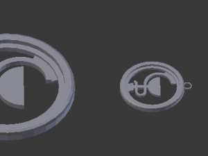 3d print glass coaster hygeia and pendant 3D Принт Модель