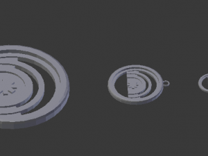 3d print glass coaster iris and pendant Modèles 3D en vedette