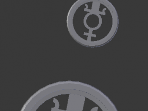 3d print glass coaster pan and pendant 3D Принт Модель